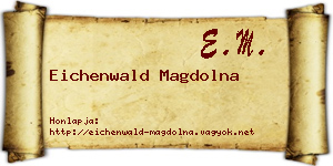 Eichenwald Magdolna névjegykártya